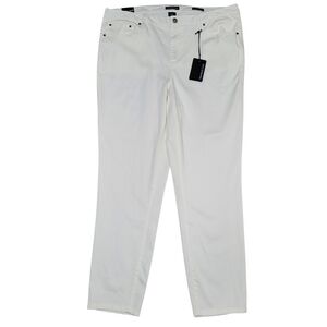 Needle And Cloth White Skinny Ankle Jeans Women's Size 20W NWT Flawed Coastal